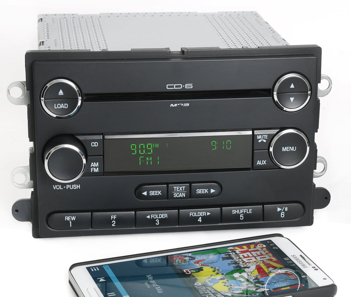 Renewed Ford Taurus 08-09 Audiophile Radio AMFM 6 Disc CD Bluetooth Music 8G1T-18C815-DA (Refurbished)