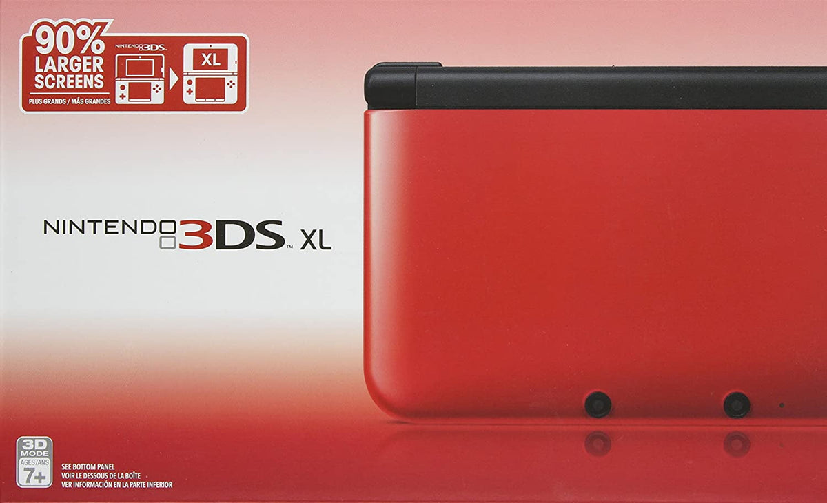 Repaired Nintendo 3DS XL Red and Black (Refurbished)