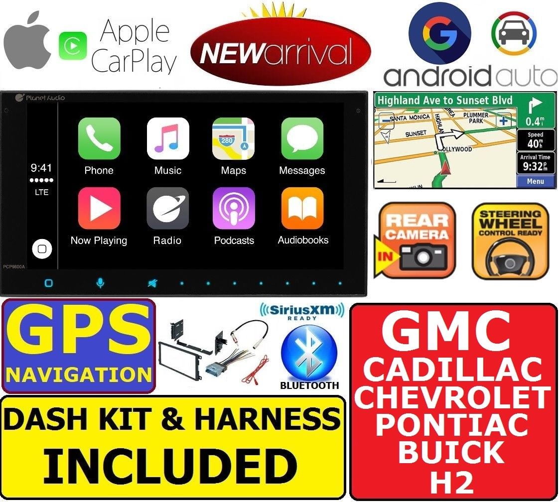 CHEVY-GMC GPS NAVIGATION SYSTEM BLUETOOTH APPLE CARPLAY ANDROID AUTO STEREO