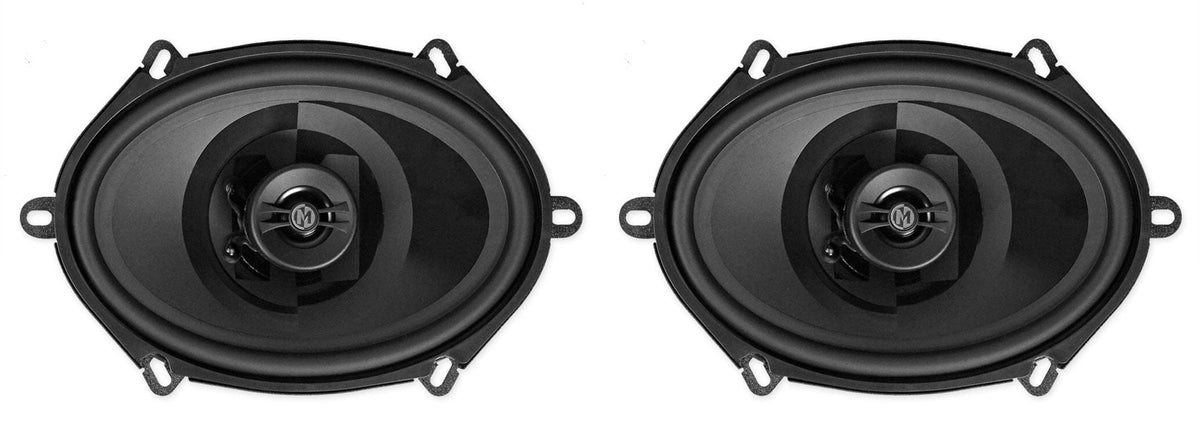 (2) Memphis Audio PRX57 5x7or 6x880w Car Speakers w/Pivot Tweeters 5x7/5x7