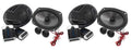 (2) Pairs Rockville RV69.2C 6x9Component Car Speakers 2000w/110w RMS CEA Rated