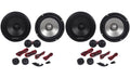(2) Pairs Rockville RVL6KIT 6.51600 Watt Component Car Speakers Aluminum Cones