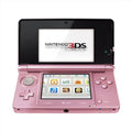 Renewed Nintendo 3DS - Pearl Pink Video Game Console with Stylus SD Card Wall charger (Refurbished)