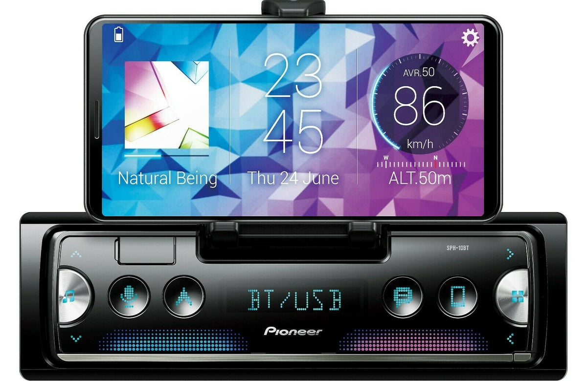 Pioneer - SPH-10BT - Bluetooth Digital Media Receiver w/ Pop Out Cradle
