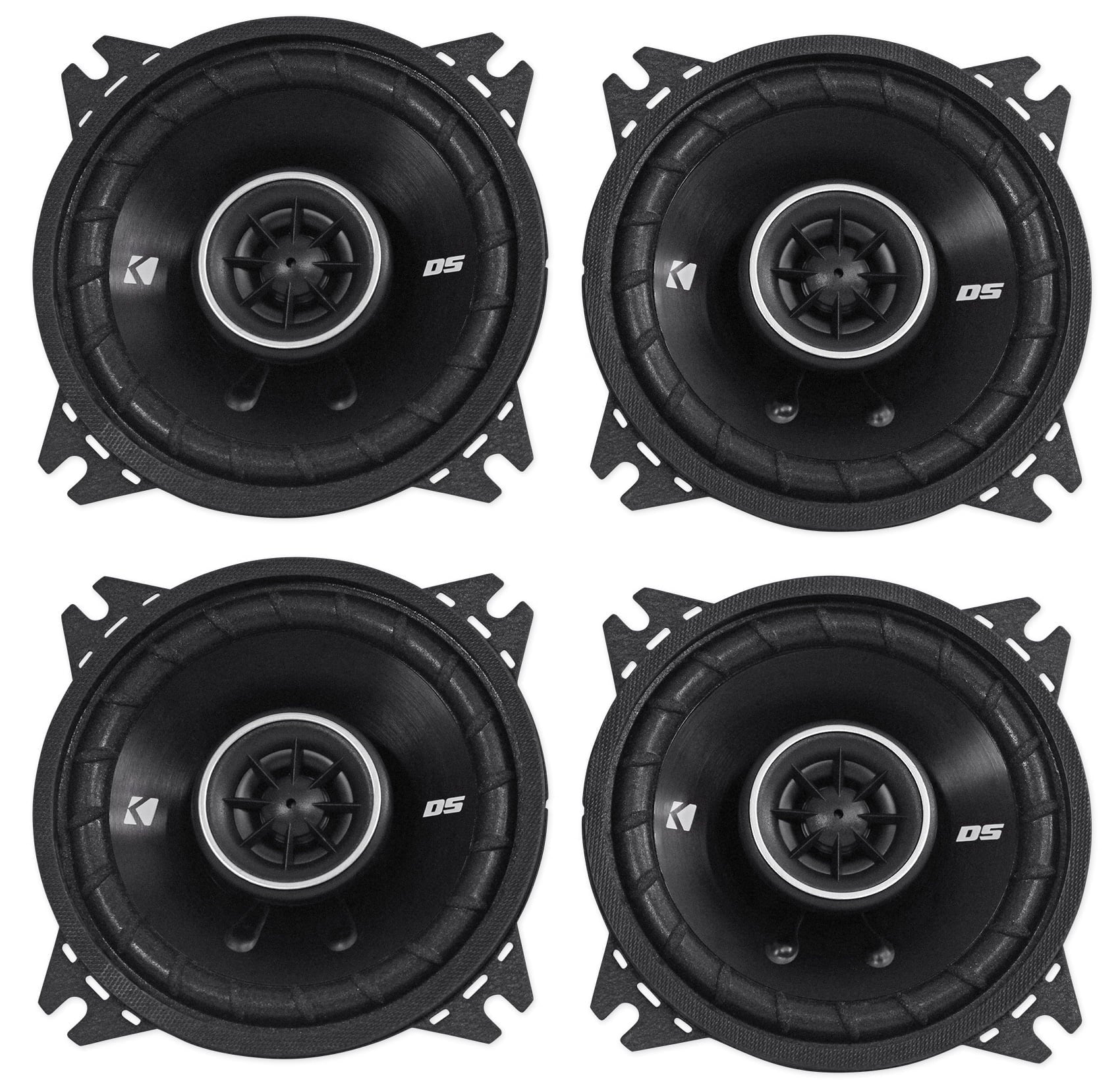 (4) Kicker 43DSC404 DSC40 240 Watt 4Inch 2-Way Car Audio Speakers DS40