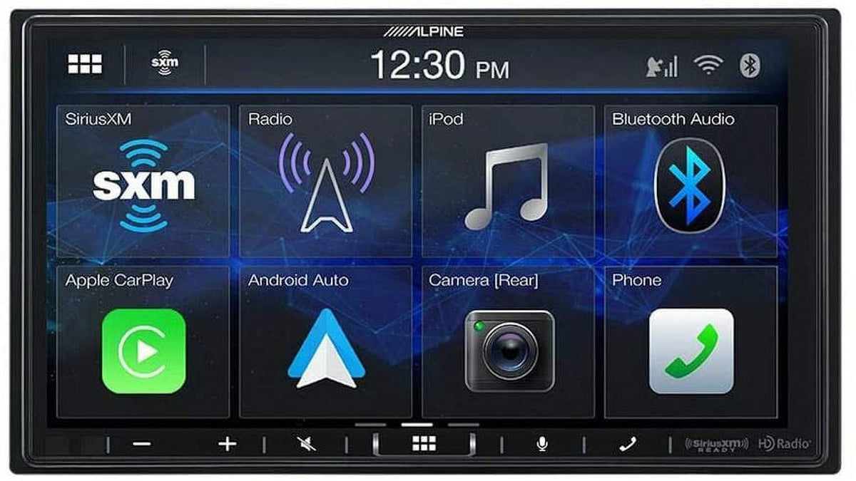 Alpine iLX-407 7Shallow Chassis Multimedia Receiver with Apple Carplay