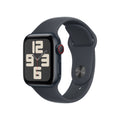 Apple Watch SE (2nd Gen) [GPS + Cellular] Smartwatch with 40mm Midnight Aluminum Case with Midnight Sport Band - S/M. Fitness & Sleep Tracker, Crash Detection, Heart Rate Monitor