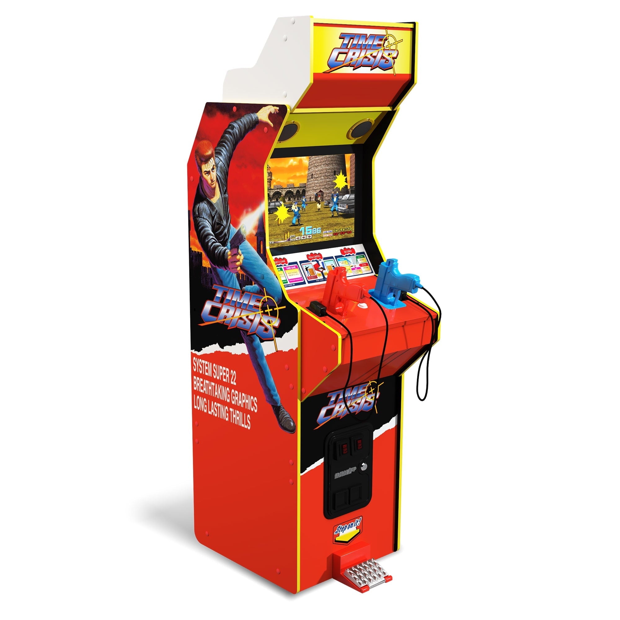 Arcade1Up 17Screen Multiplayer Time Crisis Arcade Machine