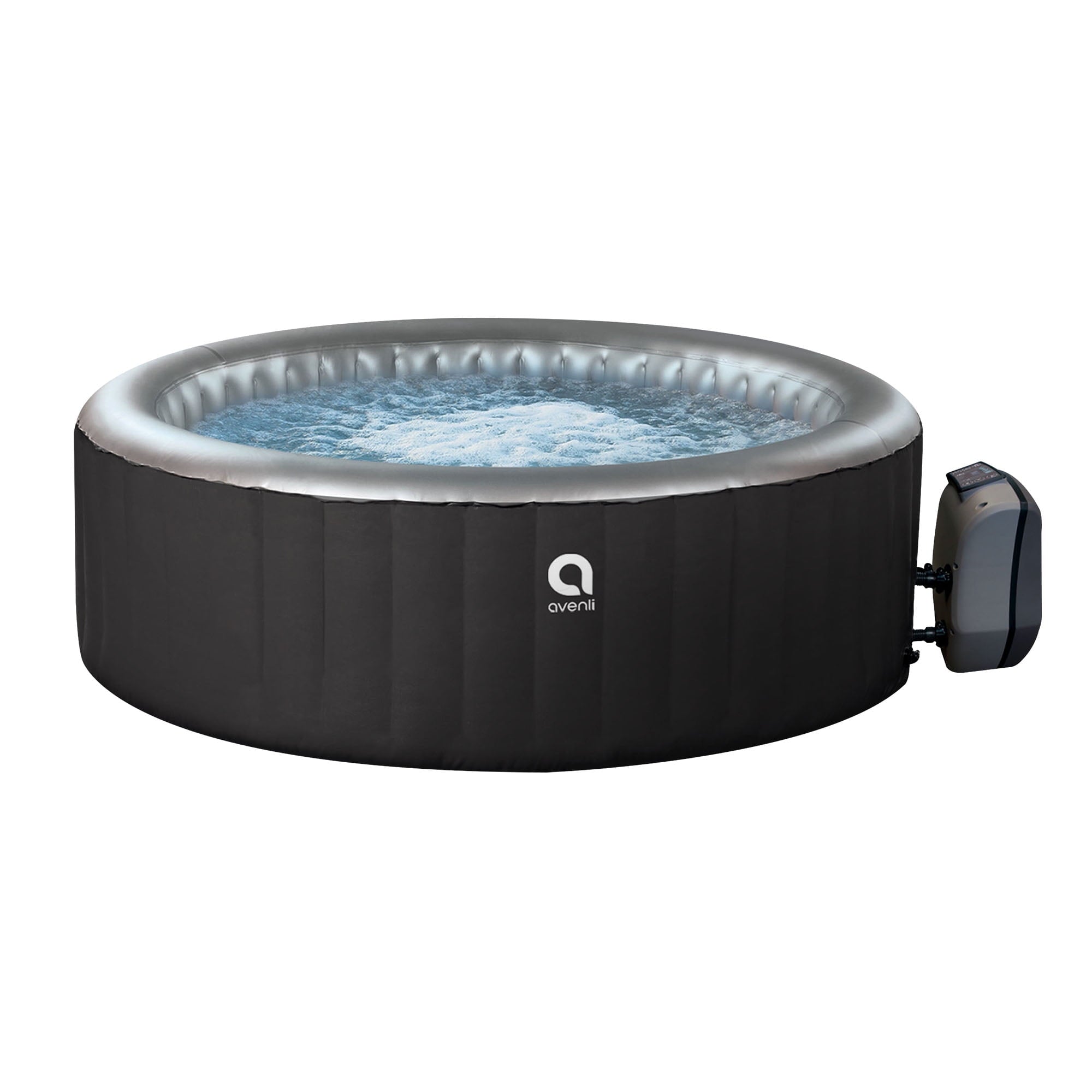 Avenli London 2-3 Person Inflatable Hot Tub Spa + Cover, Rapid Heating up to 104¡ãF, 105 Water Jets, 181 gal Capacity