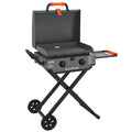 Blackstone Adventure Ready 2-Burner 22Propane Omnivore Griddle with Flexfold Legs in Charcoal Gray