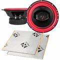 Cerwin-Vega V465 6.5Vega Series 2-Way Coaxial Car Speakers 800W Peak + NVX SDSK2 Sound Damping