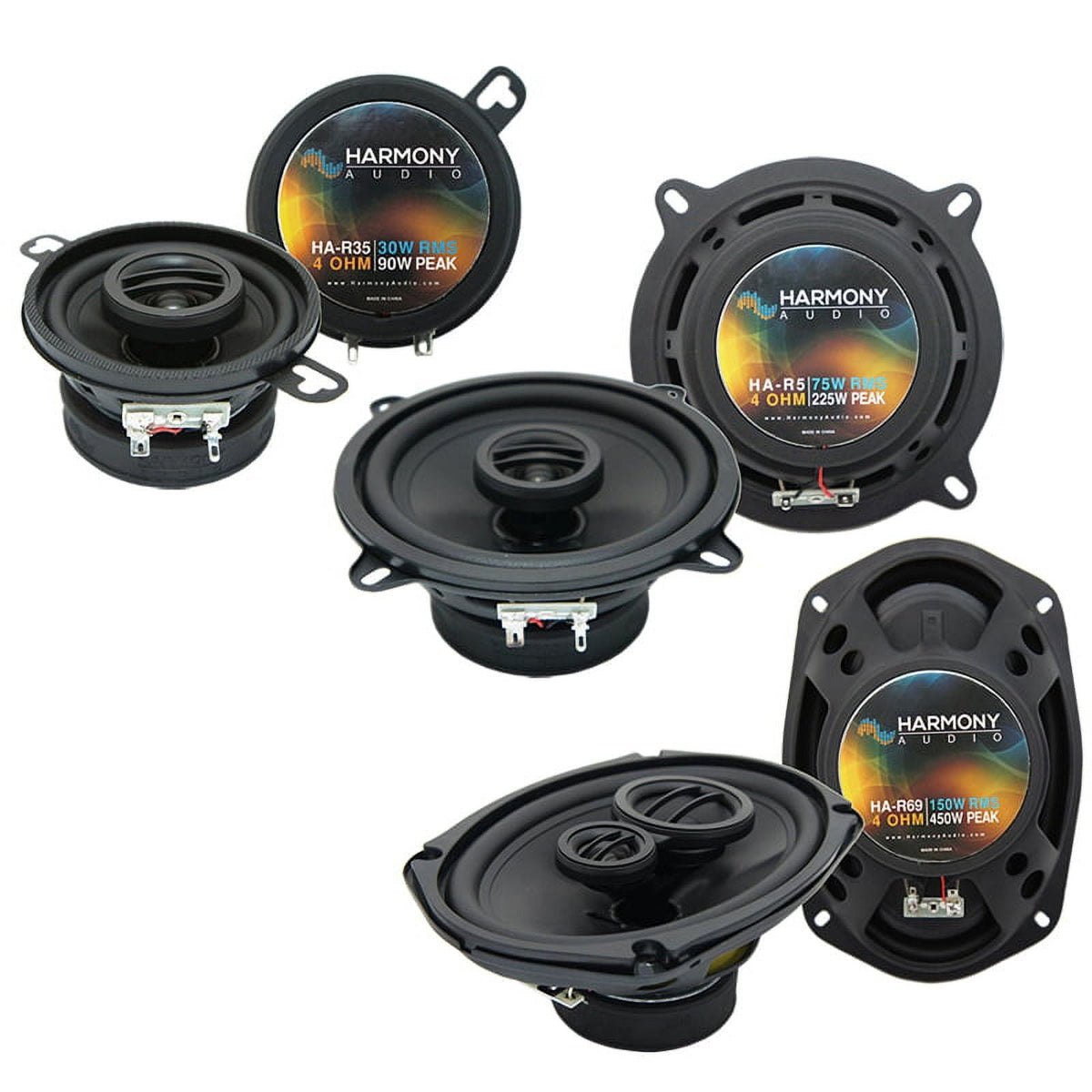 Eagle Vision 1993-1997 OEM Speaker Upgrade Harmony R5 R35 R69 Package New