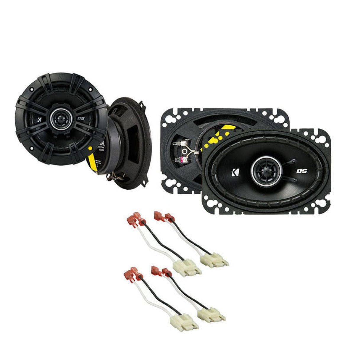 Fit Jeep Comanche Pickup 1986-1992 Speaker Replacement Kicker DSC5 DSC46 Package