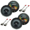 Fits Honda Pilot 2003-2008 Factory Speakers Replacement Harmony (2) C65 Package