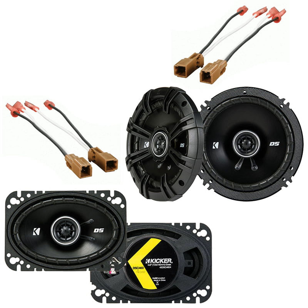 Fits Nissan NX 1991-1993 Factory Speaker Replacement Kicker DSC46 DSC65 Package