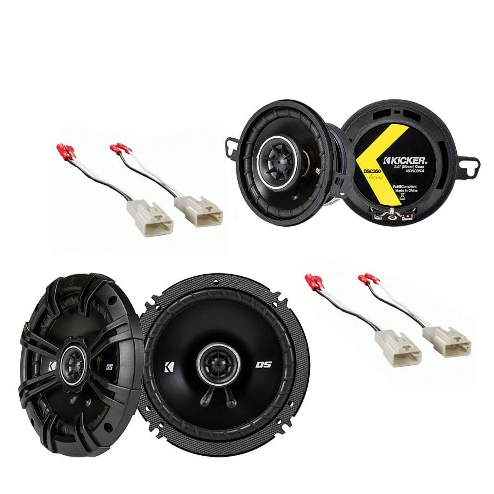 Fits Toyota MR2 1991-1995 Factory Speaker Replacement Kicker DSC65 DSC35 Package
