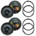 Fits Volkswagen Passat 1998-2005 Factory Speakers Upgrade Harmony (2) C65 Kit