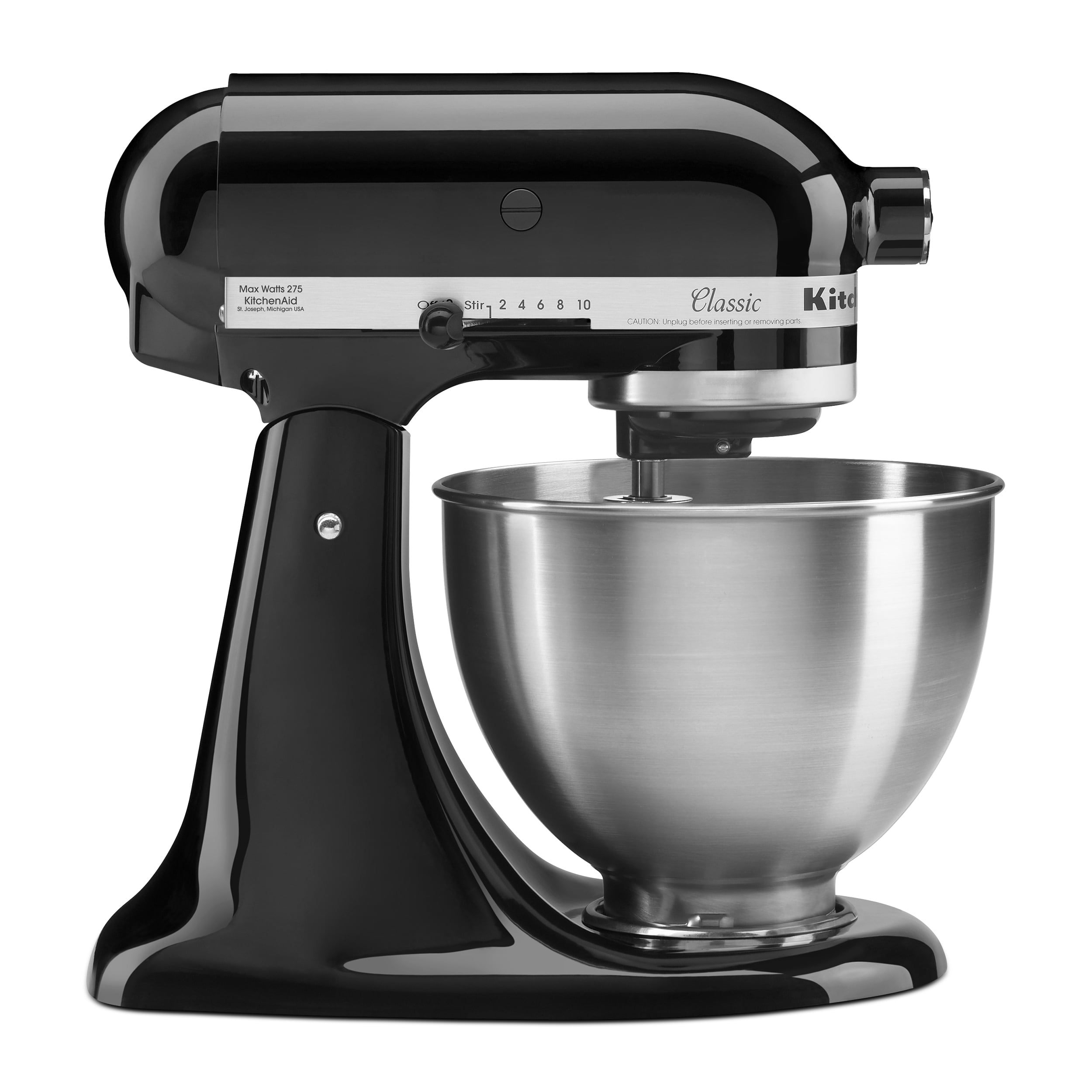KitchenAid? Classic? Series 4.5 Quart Tilt-Head Stand Mixer, Onyx Black, K45SS