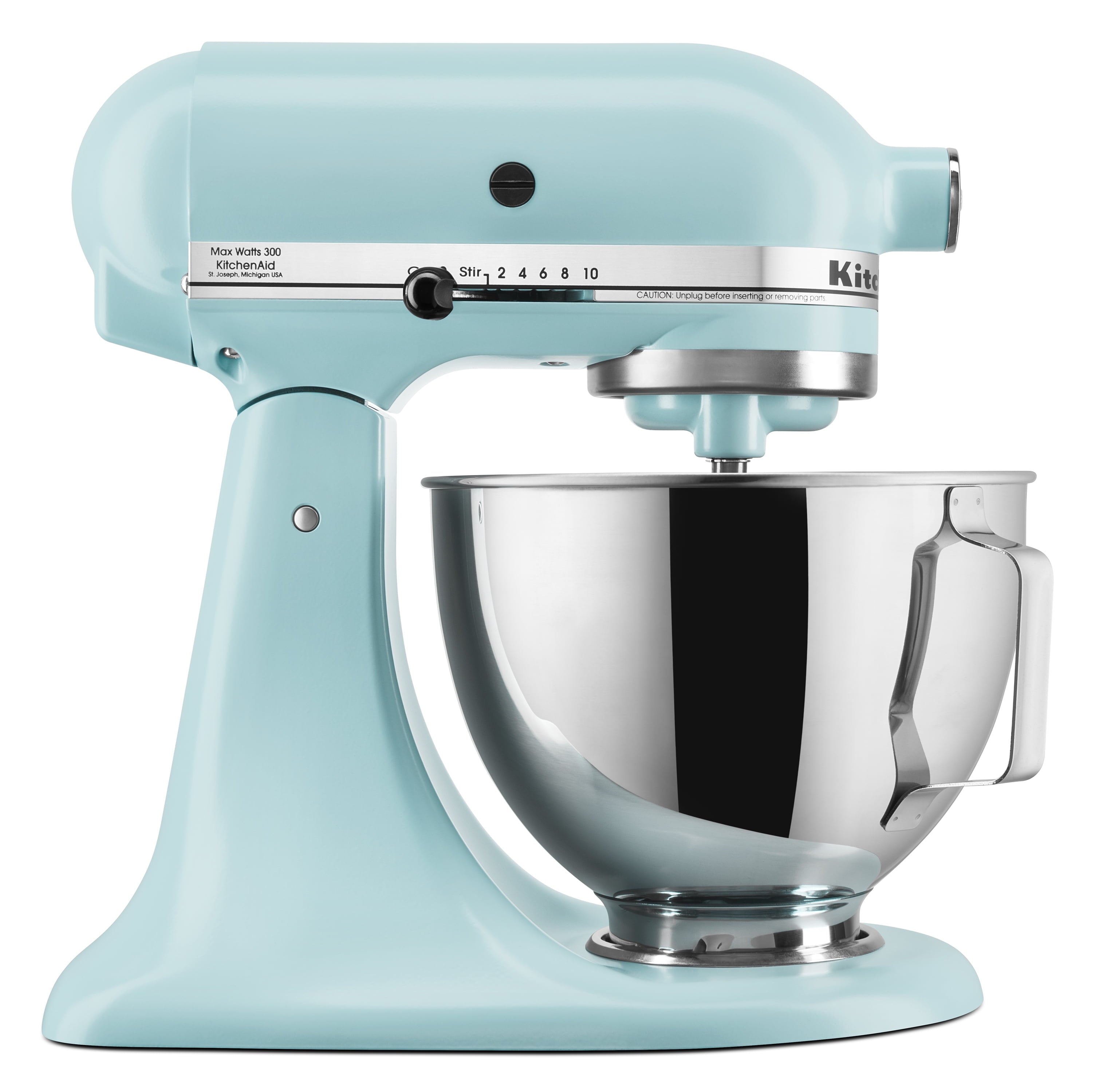 KitchenAid? Deluxe 4.5 Quart Tilt-Head Stand Mixer, 	Mineral Water Blue, KSM97
