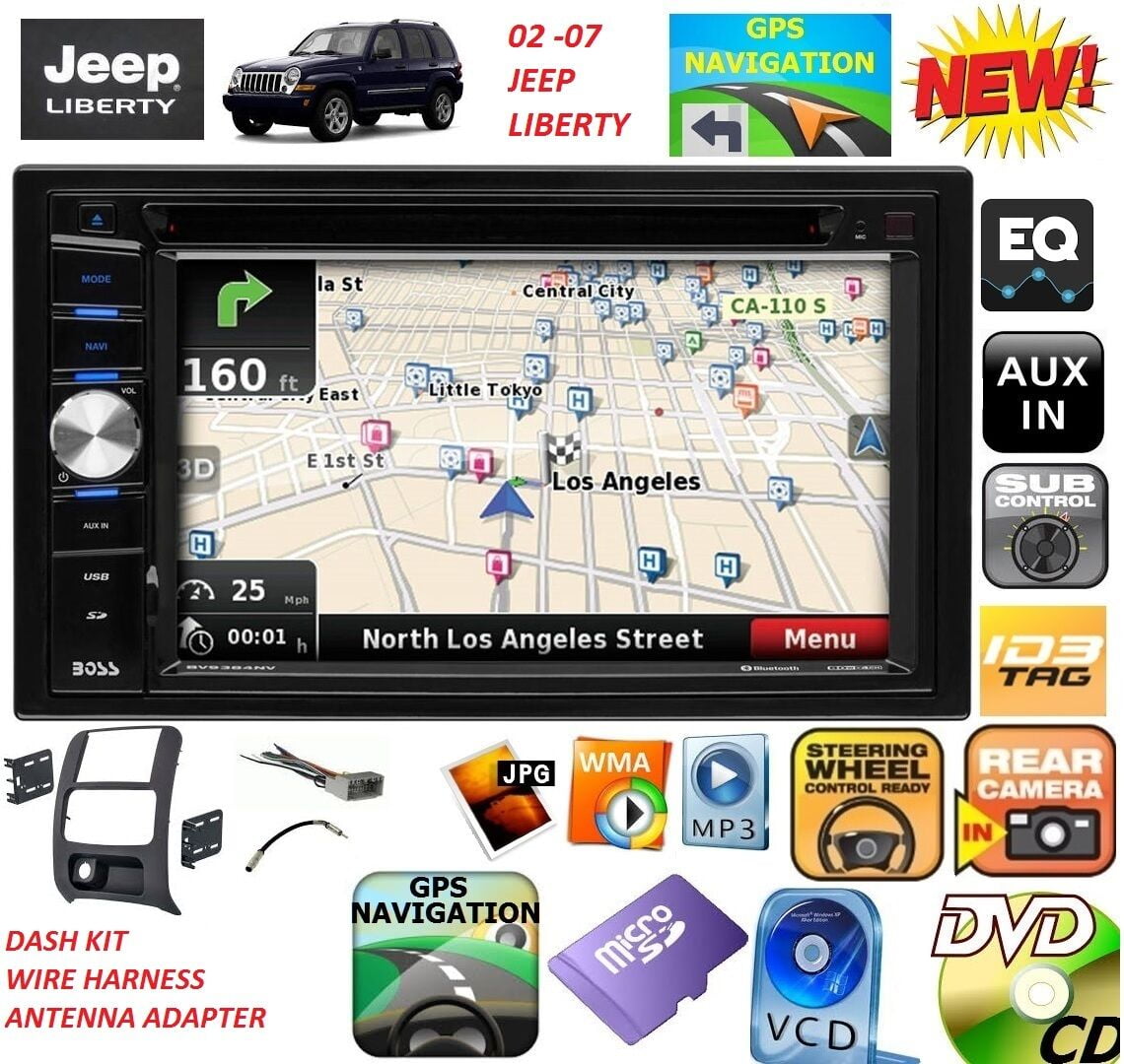 LIBERTY BOSS DVD CD USB AUX BT GPS Navigation SYSTEM BLUETOOTH Car Radio Stereo