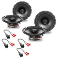 NVX Car Speaker Replacement Package for 1993-2002 Chevy Camaro Front & Rear 6.5Coaxial Speakers