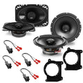NVX Factory Speaker Upgrade Package 6.5& 4x6Coaxial Speakers for Select 1994-2001 Chevrolet S10