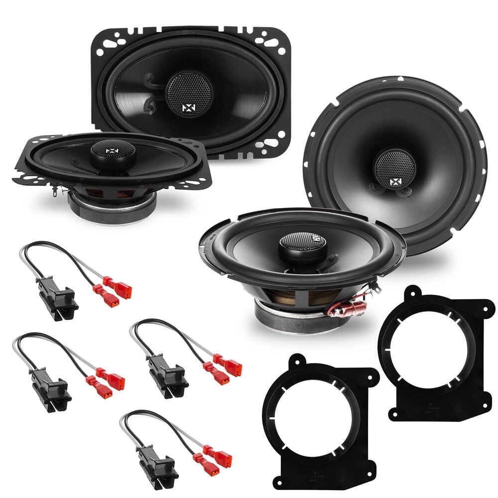 NVX Factory Speaker Upgrade Package 6.5& 4x6Coaxial Speakers for Select 1994-2001 Chevrolet S10