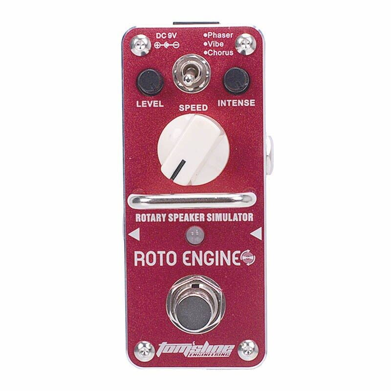 New AROMA ARE-3 ROTO ENGINE Rotary Speaker Simulator Mini Digital Effect True Bypass+Free Connector