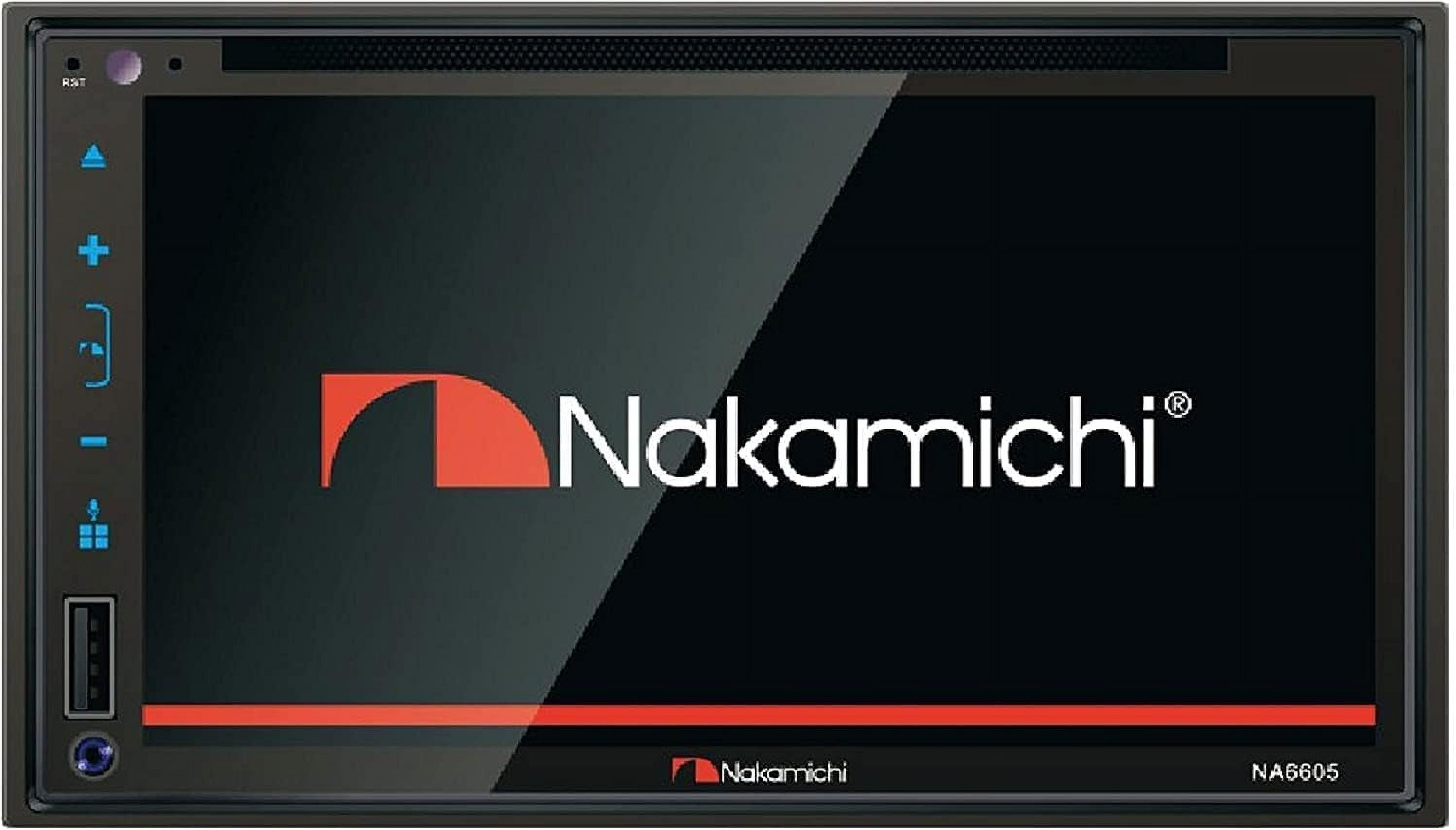 Open Box Nakamichi CD/DVD Car In-Dash Unit, 7.00 in