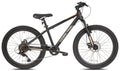 Ozark Trail Glide Mountain Bike, 24Wheels, 8 Speed, Black, Fits Riders 4'6- 5'6, Teen
