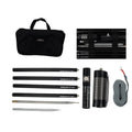 PAC-12 7MHz-50MHz 100W 8- HF Portable Rhortwave GP Antenna QRP For Ham Radio