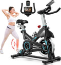 Pooboo Indoor Cycling Bike Stationary Exercise Bikes Home Cardio Workout Bicycle Machine 350lb Flywheel Weight 40lbs