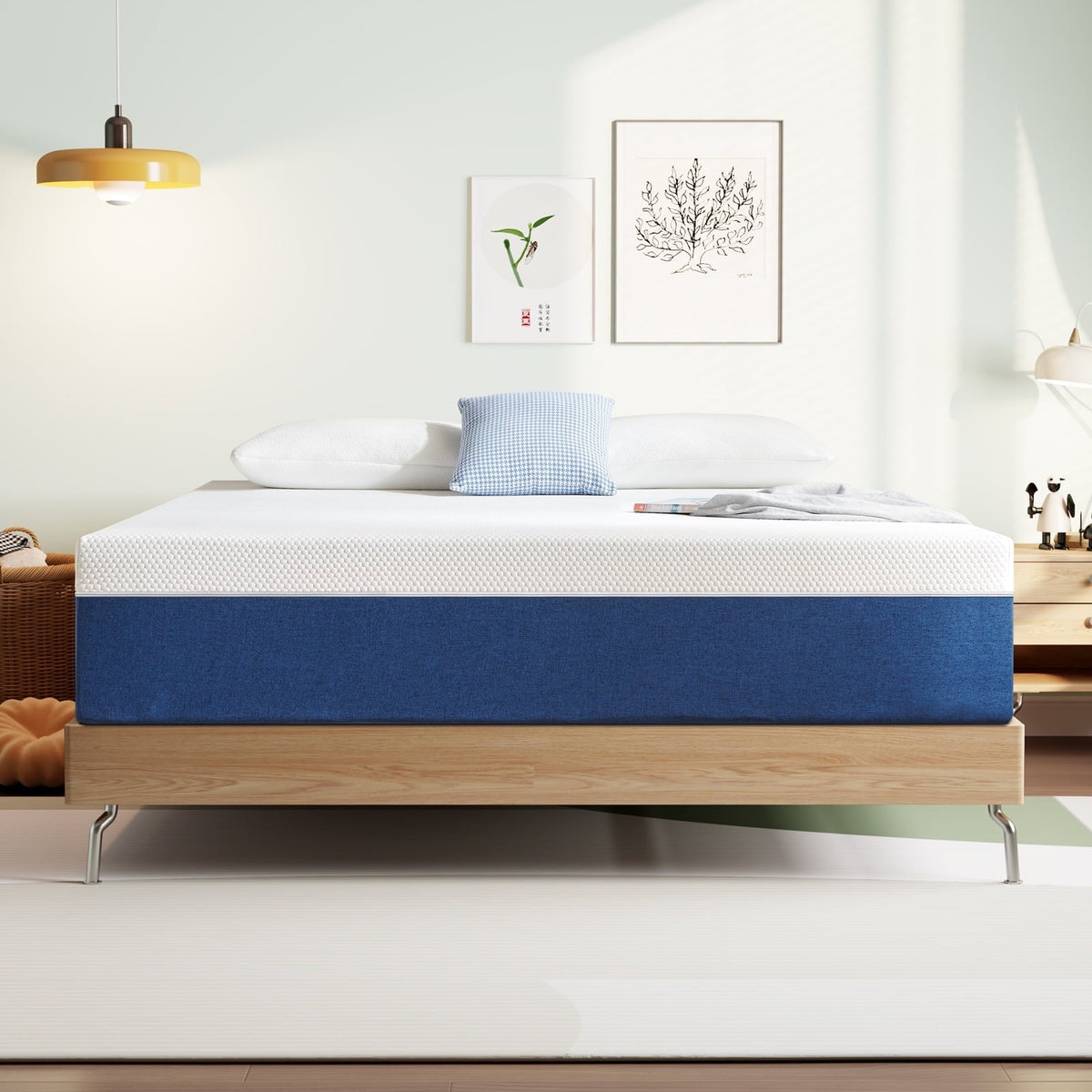 Queen Mattress, GELBIY 10Medium Gel Memory Foam Mattress in a Box, Queen Size for Adult