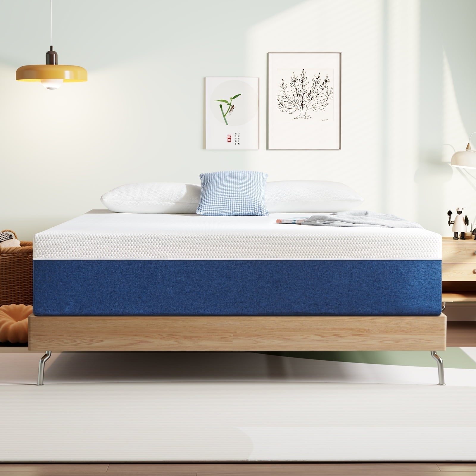 Queen Mattress, GELBIY 10Medium Gel Memory Foam Mattress in a Box, Queen Size for Adult