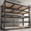 REIBII 48W Heavy Duty Shelving 3000LBS Steel Shelving Adjustable Garage Storage Industrial Shelf,48W x 24D x 72H