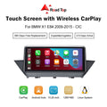 Road Top 10.25 inch Touch Screen Car Stereo for 2009-2015 BMW X1 E84 with CIC System Apple Carplay Android Auto Radio GPS Navigation for Car, Portable Car Stereo Screen