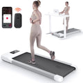SSPHPPLIE Walking Pad 300lb,Under Desk Treadmillwith Remote Control ,2 in 1 Portable Walking Pad Treadmill for Home/Office/Exercise(White)