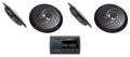 Soundstream MHU-32 Marine Boat ATV/UTV Bluetooth Receiver+4) Black 6.5Speakers