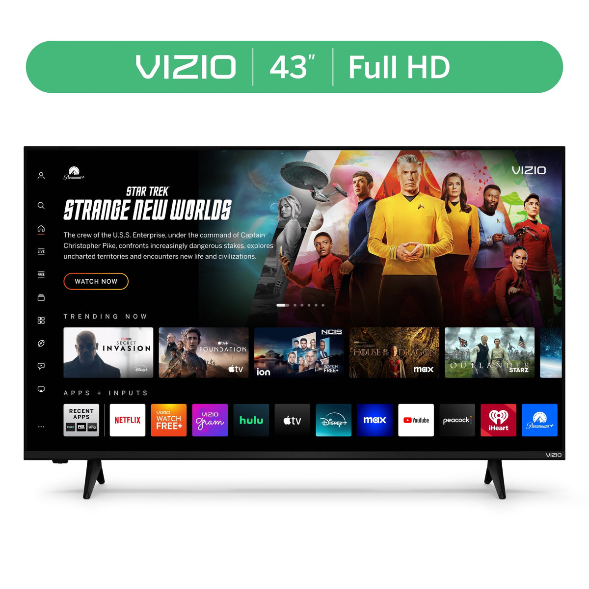 VIZIO 43¡± Class Full HD 1080p LED Smart TV (New) VFD43M-0804