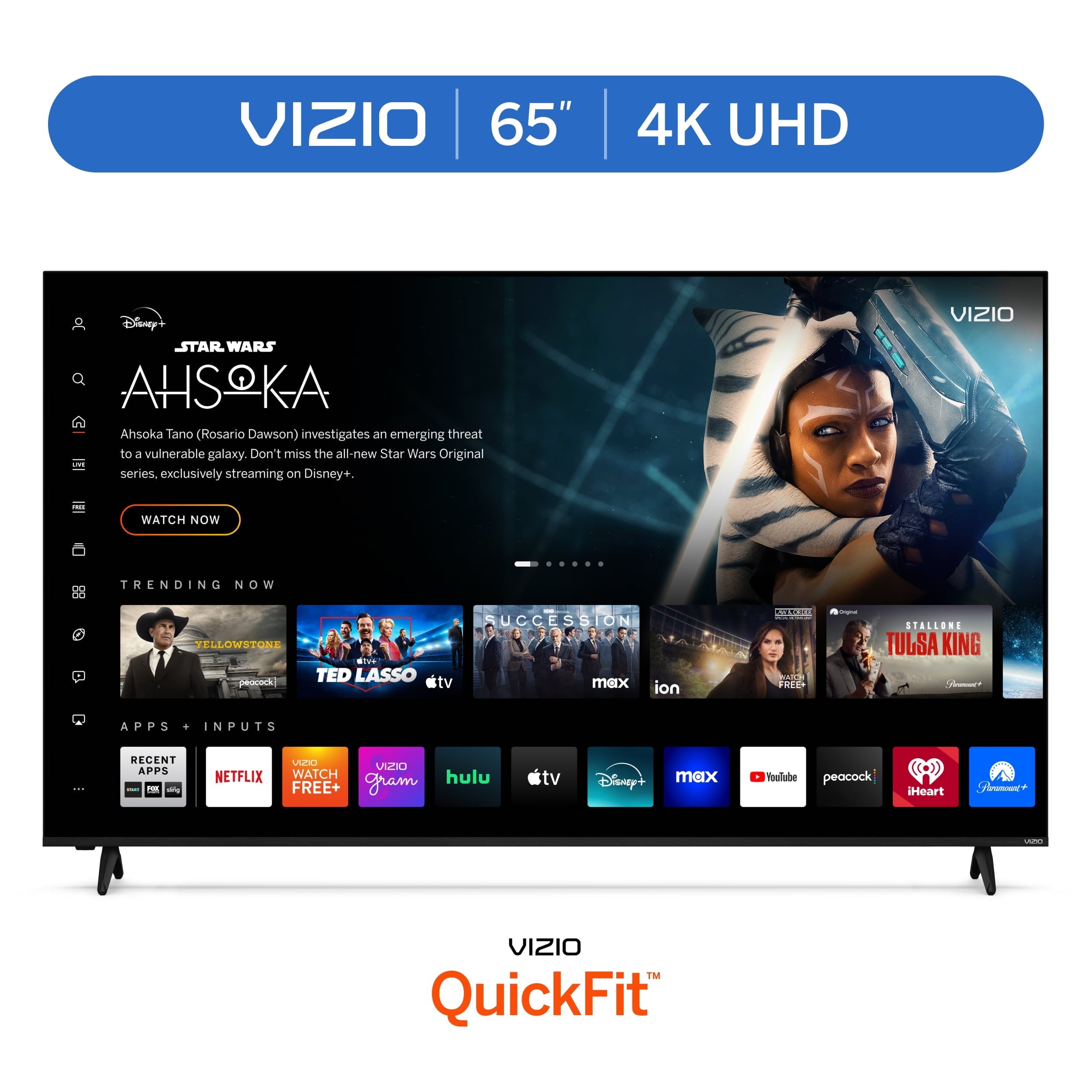 VIZIO 65Class 4K UHD LED HDR Smart TV (New) V4K65M-0804