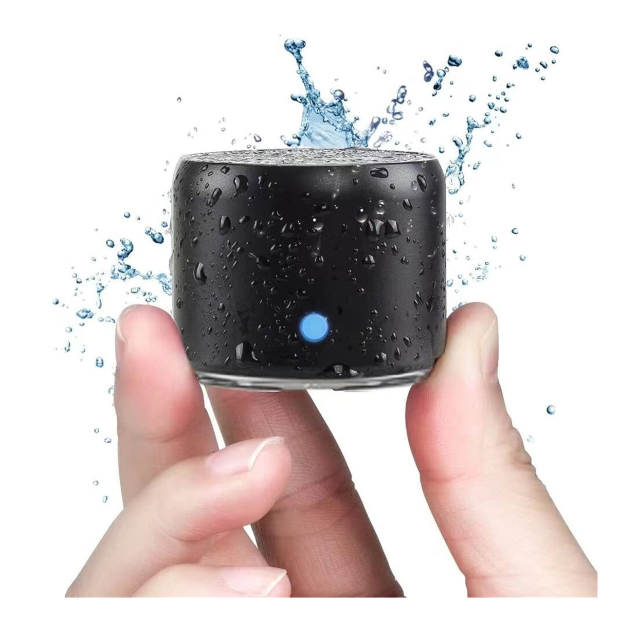Wireless speaker Portable Bluetooth Speaker With Custom Bass Radiator, Brief Design, IP67 Waterproof, Perfect Mini Speaker For Shower, Room, Bike, Car (Black) Bluetooth speaker