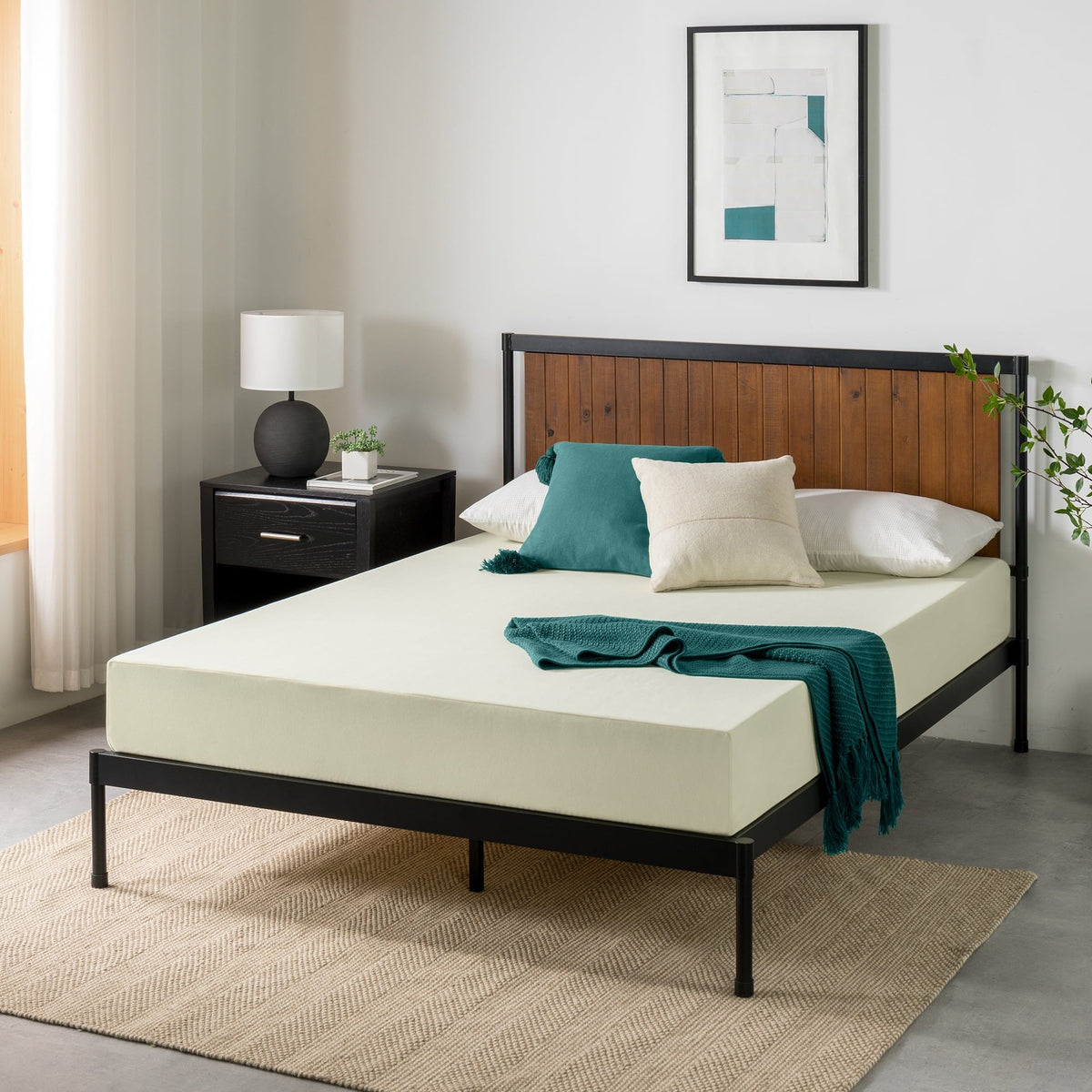 Zinus Cooling Airflow Tight Top 8Memory Foam Mattress, Full