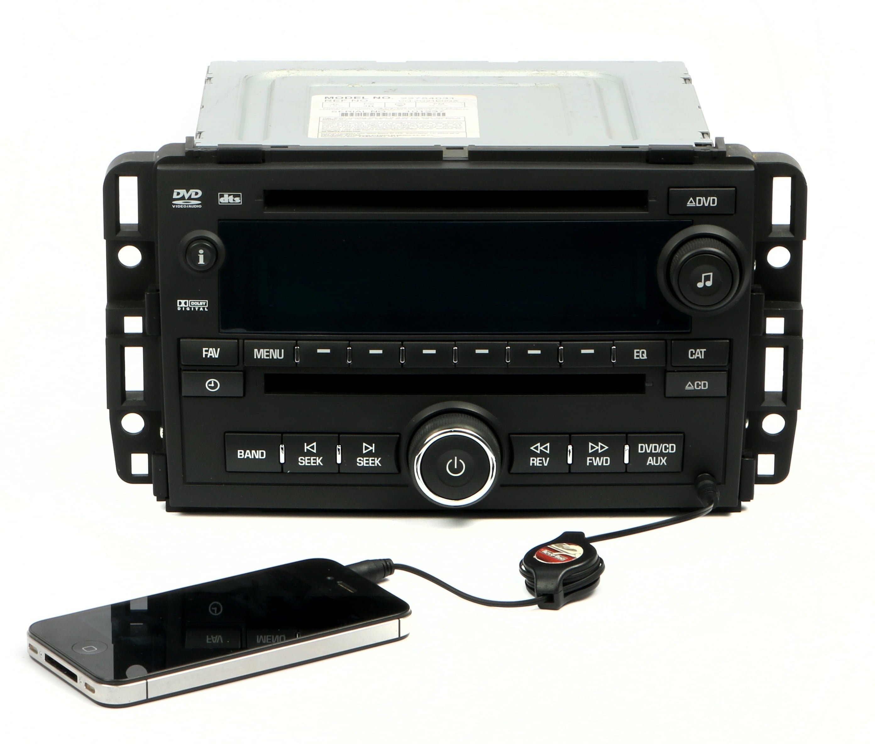 Repaired 2010-2012 Buick Chevy GMC Radio AM FM Single CD DVD w Aux Unlocked 22754031 UUJ (Refurbished)