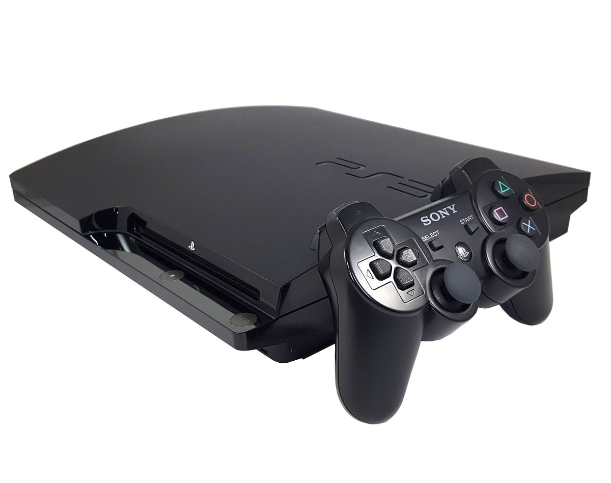 Renewed Sony PlayStation 3 PS3 Slim 120GB Video Game Console Black Controller HDMI (Refurbished)