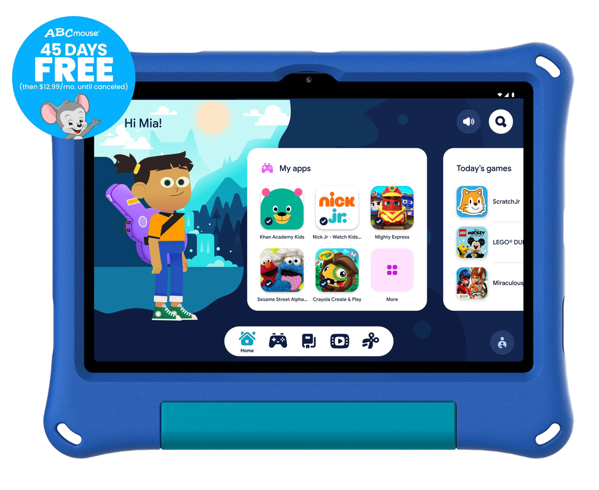 onn. 10.1Kids Tablet, 32GB, (2024 Model) - Blue